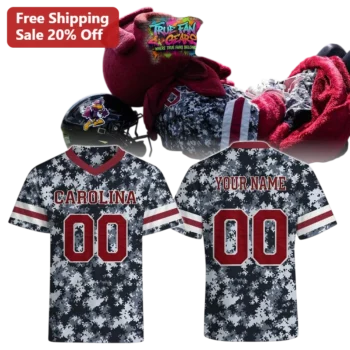 Carolina Digital Camo Football Jersey Custom Name Personalized Fan Gear available at our Miami, Florida warehouse