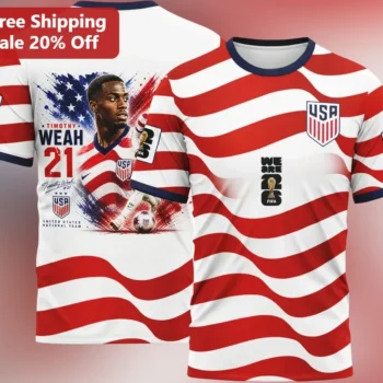 We Are 26 United States National Team Tee FIFA World Cup 2026 Soccer Fan Shirt available at our Miami, Florida warehouse