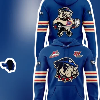 WHL Extreme Hockey Bulldog Mascot Hoodie Western Hockey League Fan Gear available at our Miami, Florida warehouse