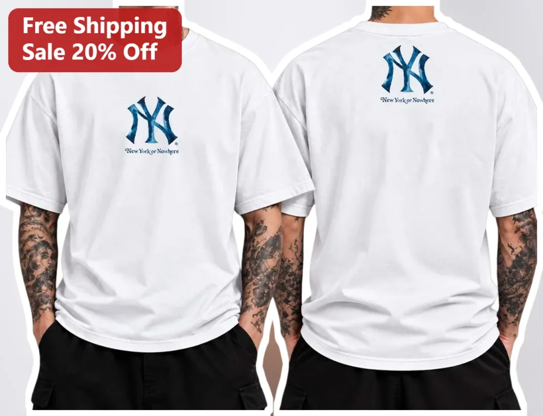 New York or Nowhere Tee NYC Pride Graphic T-Shirt for Men Women available at our Miami, Florida warehouse