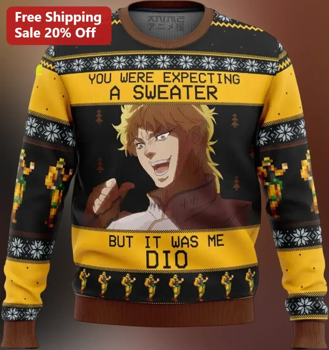 You Were Expecting A Sweater But It Was Me Dio Christmas Ugly Sweater available at our Miami, Florida warehouse