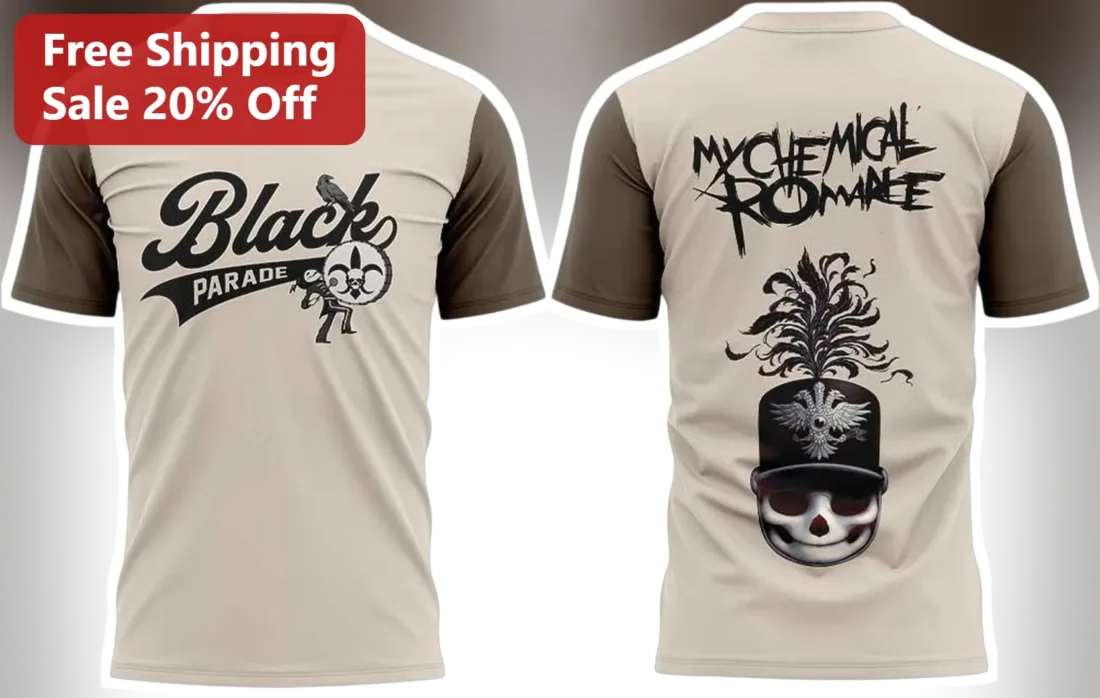 Black Parade My Chemical Romance Tee The Black Parade Album Art Graphic Shirt for Emo Fans available at our Miami, Florida warehouse