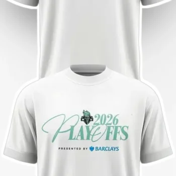 2026 Playoffs Presented By Barclays Tee NBA Basketball Fan Gear Shirt available at our Miami, Florida warehouse