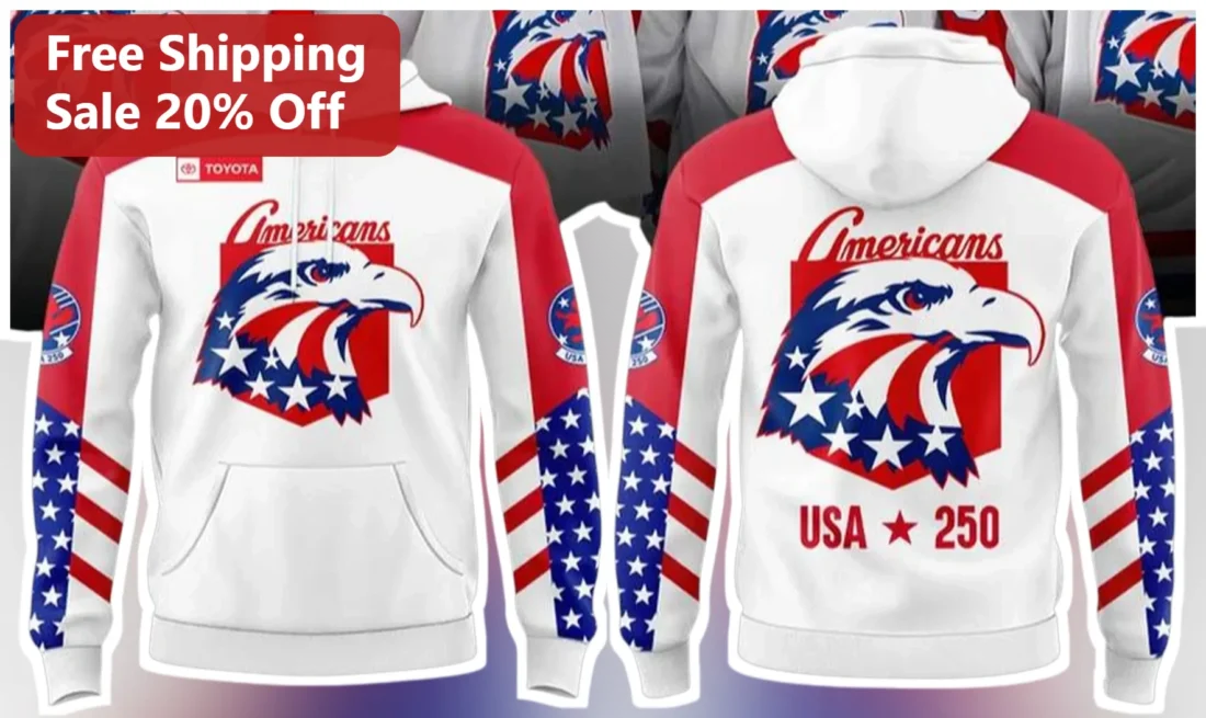USA America 250th Anniversary Eagle Patriotic Hoodie available at our Miami, Florida warehouse
