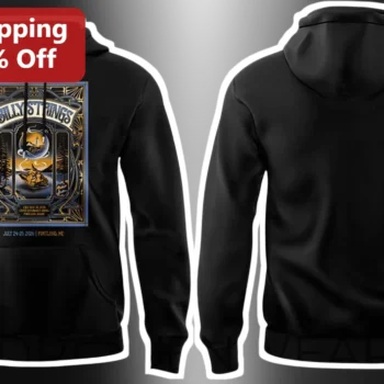 Billy Strings Portland ME July 2026 Tour Hoodie available at our Miami, Florida warehouse