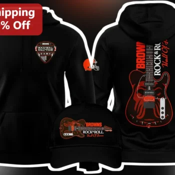 Cleveland Browns Rock Roll Hall of Fame Hoodie available at our Miami, Florida warehouse