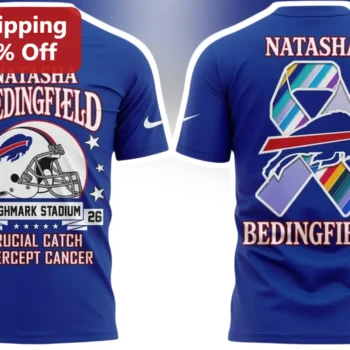 Crucial Catch Intercept Cancer Buffalo Bills Awareness Tee NFL Football Fan Gift available at our Miami, Florida warehouse