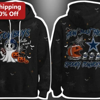 Dallas Cowboys Halloween How Bout Them Spooky Cowboys Hoodie available at our Miami, Florida warehouse