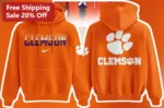 Distorted Checkerboard Pattern Hoodie Orange Black All Over — Miami, Florida (5) Customer in Miami, Florida wearing Distorted Checkerboard Pattern Hoodie Orange Black All Over Print Pullover