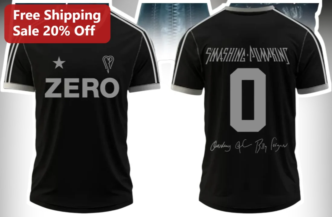 Zero Smashing Pumpkins Jersey 90s Grunge Band Merch Billy Corgan Alternative Rock Gift available at our Miami, Florida warehouse