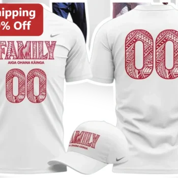 Family Aiga Ohana Kāinga Tee Pacific Islander Cultural Pride Tribal Pattern Shirt available at our Miami, Florida warehouse