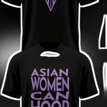 Golden State Valkyries Asian Women Can Hoop WNBA Basketball Graphic Tee available at our Miami, Florida warehouse