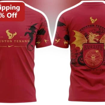 Houston Texans Fourth Wing Basgiath Dragon Graphic Tee NFL Fan Gift available at our Miami, Florida warehouse