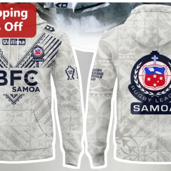 IBFC Samoa Rugby League Hoodie Fan Merch available at our Miami, Florida warehouse