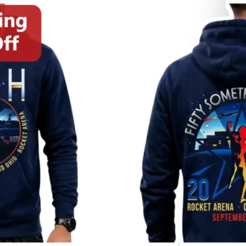 Rush Fifty Something Tour Hoodie Classic Rock Band Merch Concert Apparel Gift for Fans available at our Miami, Florida warehouse