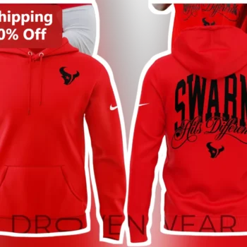 SWARM Hits Different Hoodie Houston Texans NFL Fan Gear 2026 Training Camp Apparel available at our Miami, Florida warehouse