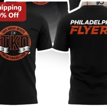 Travis Konecny TK-O Cancer Initiative Philadelphia Flyers Tee available at our Miami, Florida warehouse