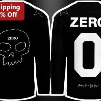 ZERO Jersey Billy Corgan Smashing Pumpkins Skull Band Merch Long Sleeve available at our Miami, Florida warehouse